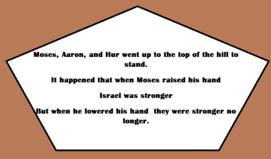The children of Israel gain motivation from Moses